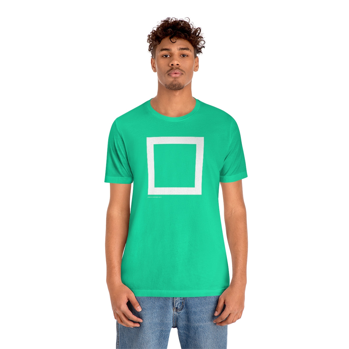 Square (blanca) // Unisex Jersey Short Sleeve Tee