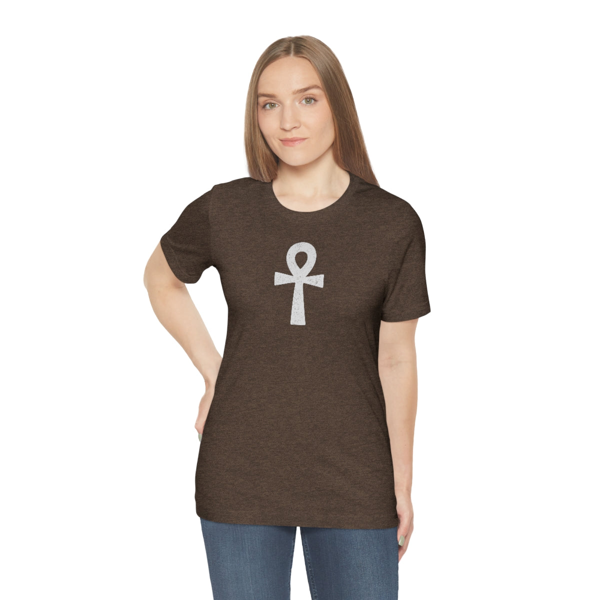 Ankh’ d (blanca) // Unisex Jersey Short Sleeve Tee
