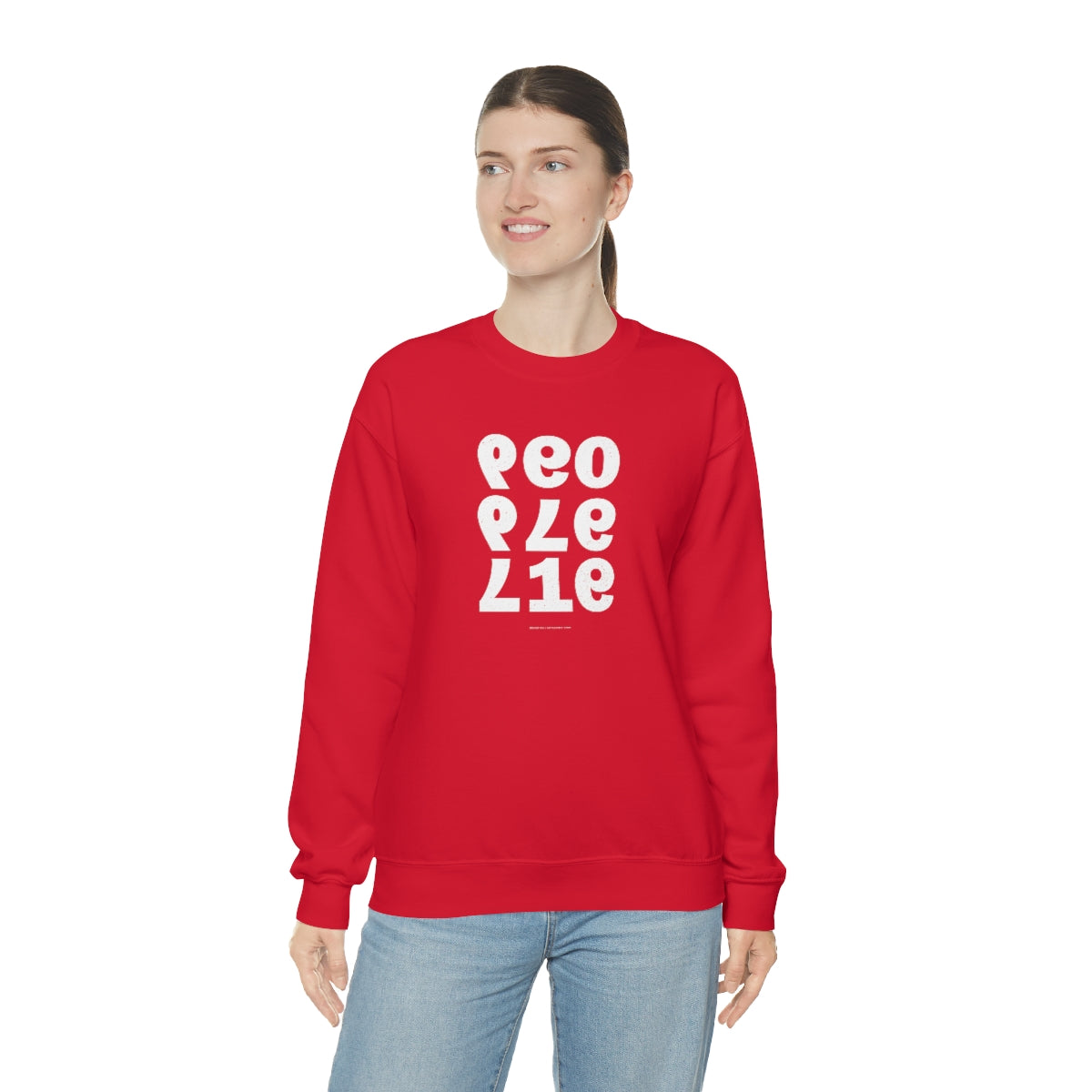 …NumbersDon’t (blanca) // Unisex Heavy Blend™ Crewneck Sweatshirt