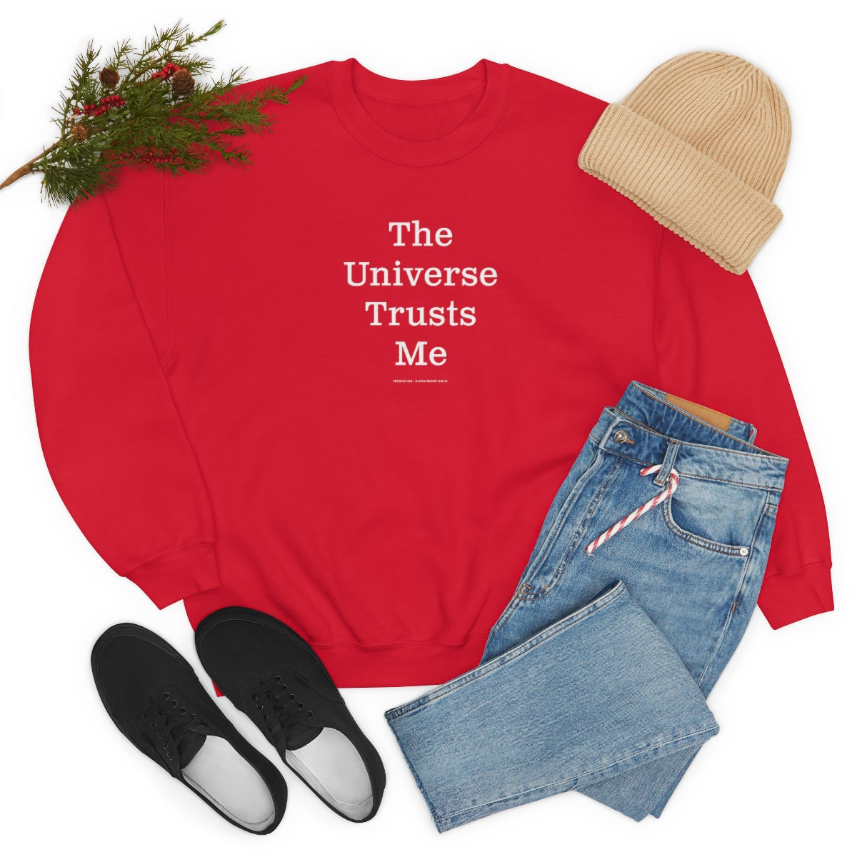 The Universe Trusts Me™ // Unisex Heavy Blend™ Crewneck Sweatshirt