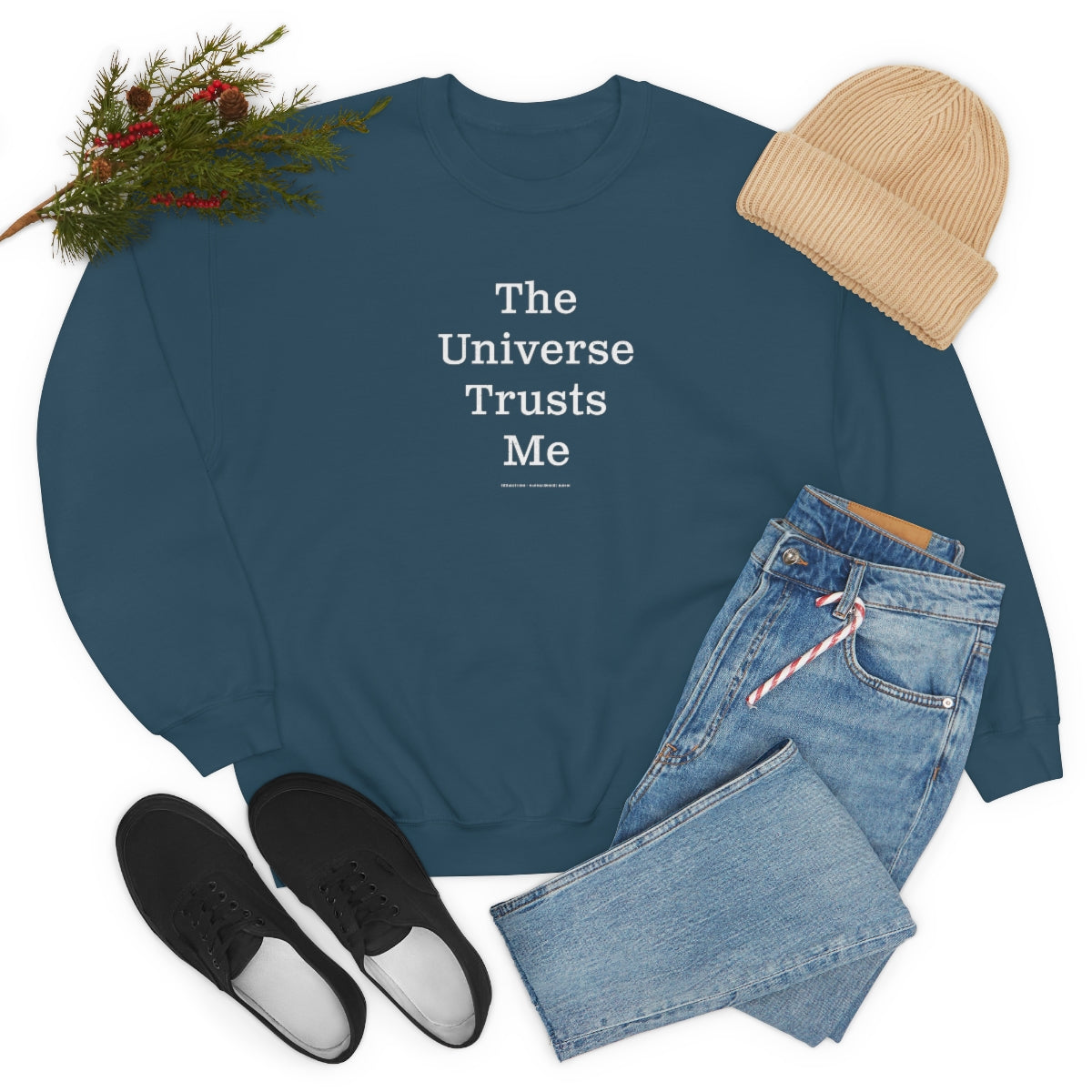 The Universe Trusts Me™ // Unisex Heavy Blend™ Crewneck Sweatshirt