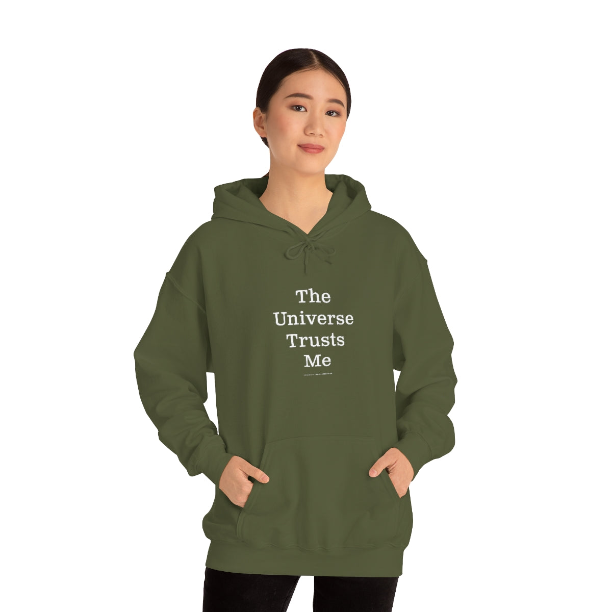 The Universe Trusts Me™ //  Unisex Heavy Blend™ Hooded Sweatshirt