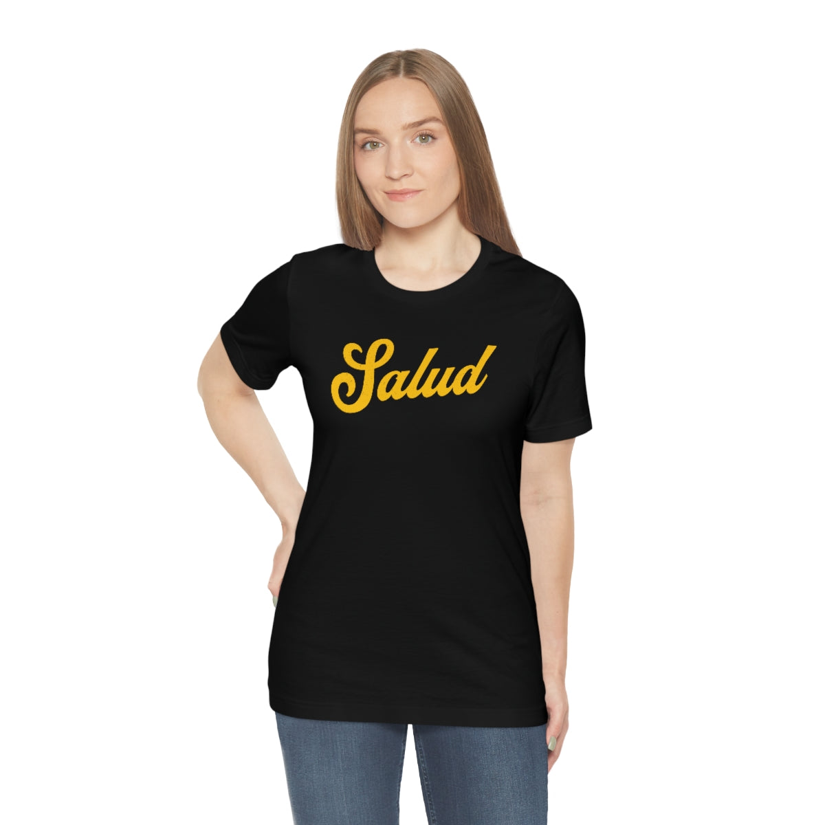 Salud™ (amarilla) // Unisex Jersey Short Sleeve Tee