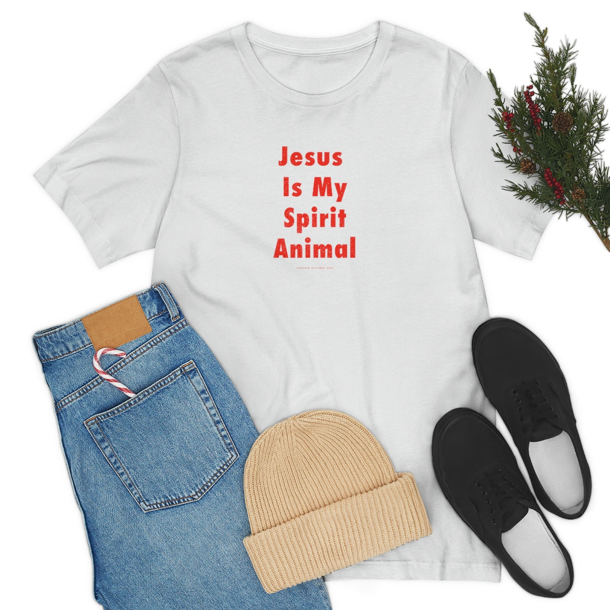 Jesus Is My Spirit Animal // Unisex Jersey Short Sleeve Tee