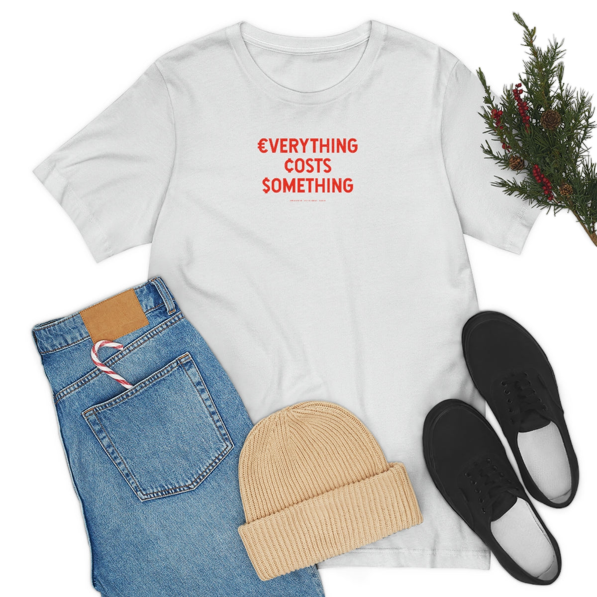 Everything Costs Something™ // Unisex Jersey Short Sleeve Tee