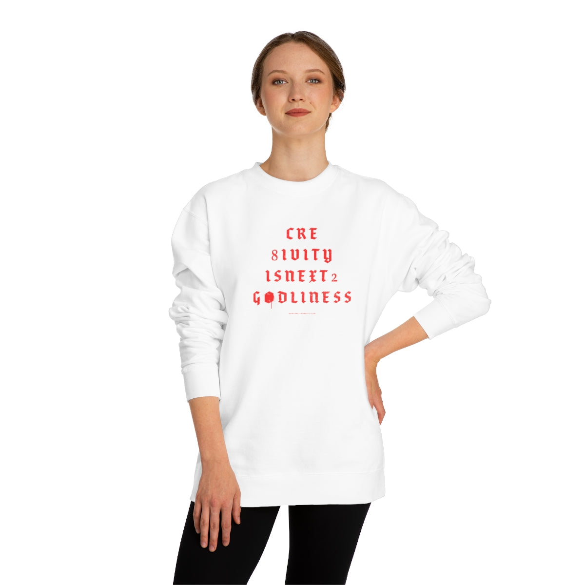 Creativity & Godliness (roja) // Unisex Crew Neck Sweatshirt