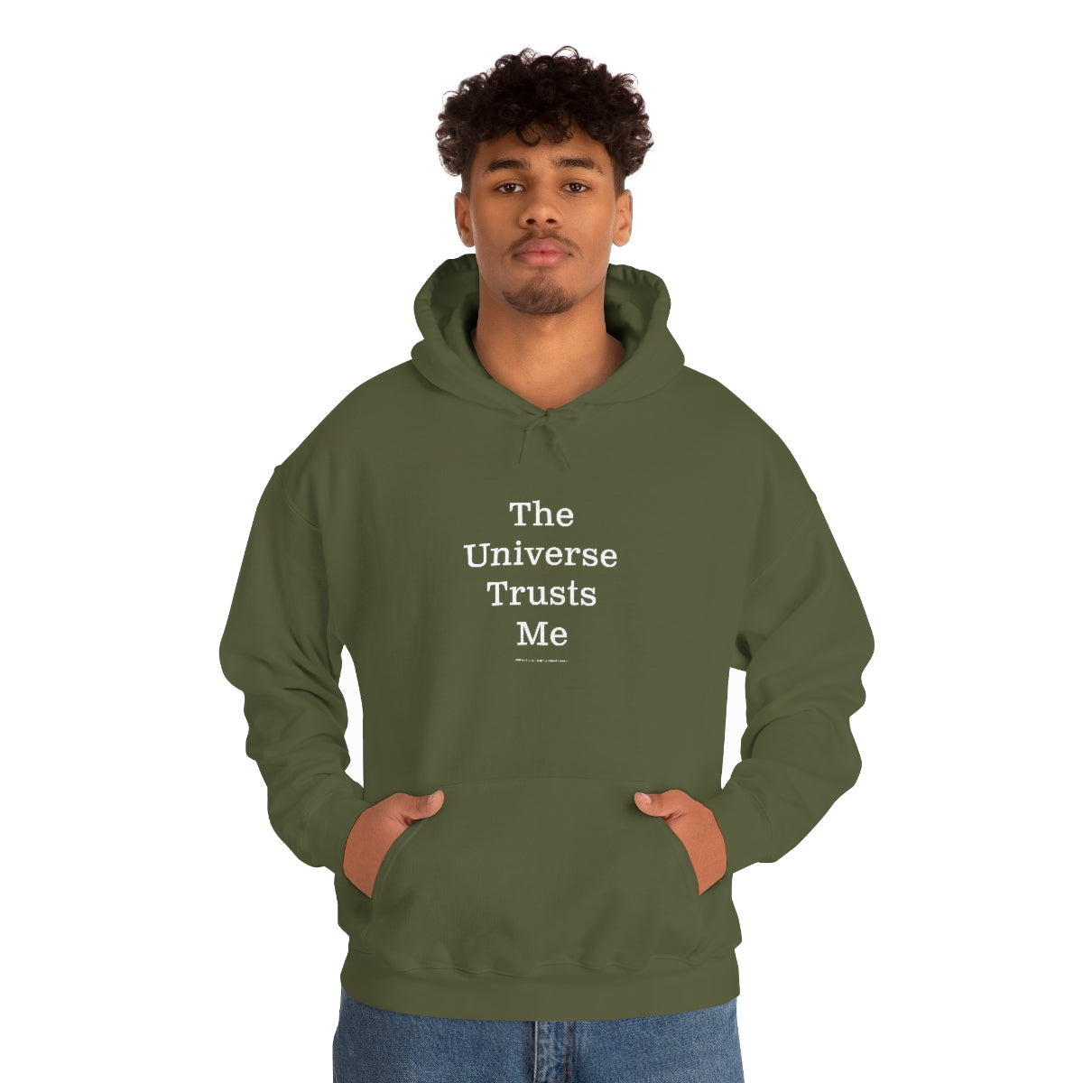 The Universe Trusts Me™ //  Unisex Heavy Blend™ Hooded Sweatshirt