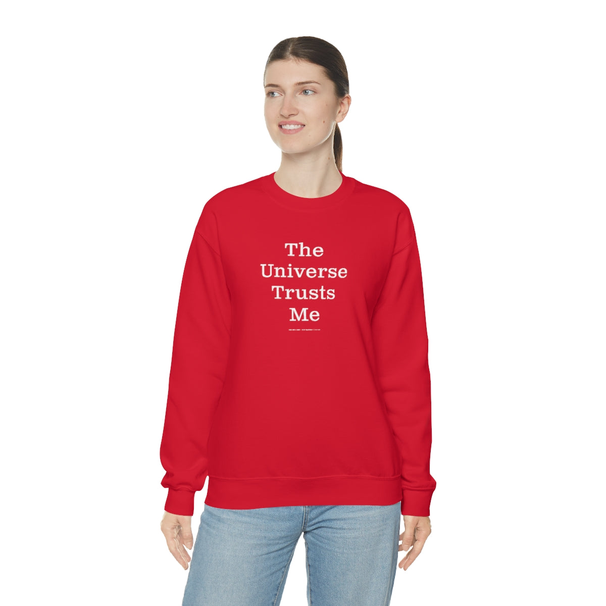 The Universe Trusts Me™ // Unisex Heavy Blend™ Crewneck Sweatshirt