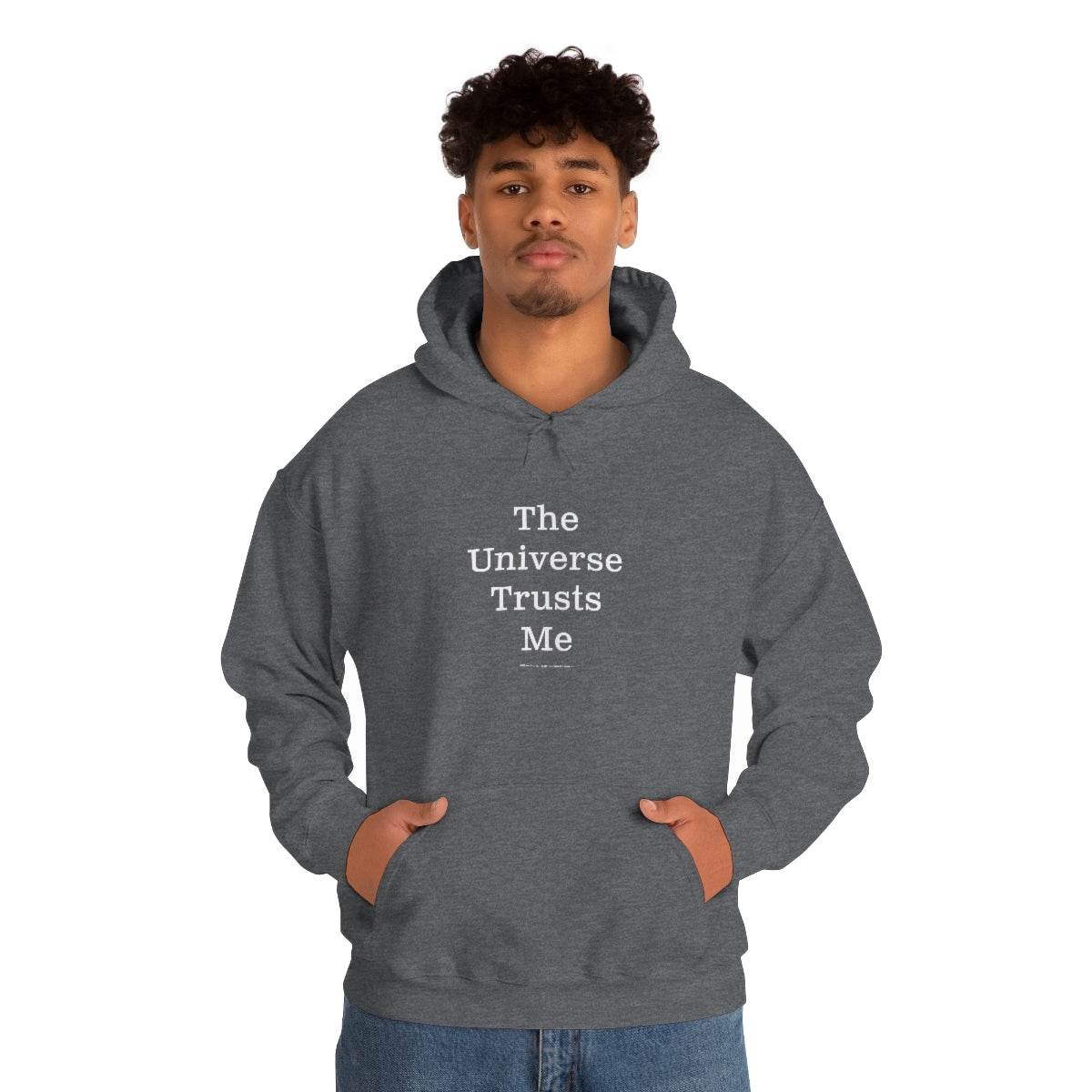 The Universe Trusts Me™ //  Unisex Heavy Blend™ Hooded Sweatshirt