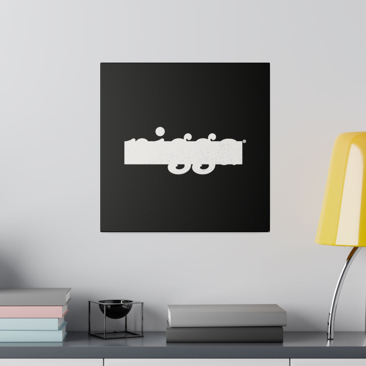 That White Nigga™ // Matte Canvas, Stretched, 0.75"