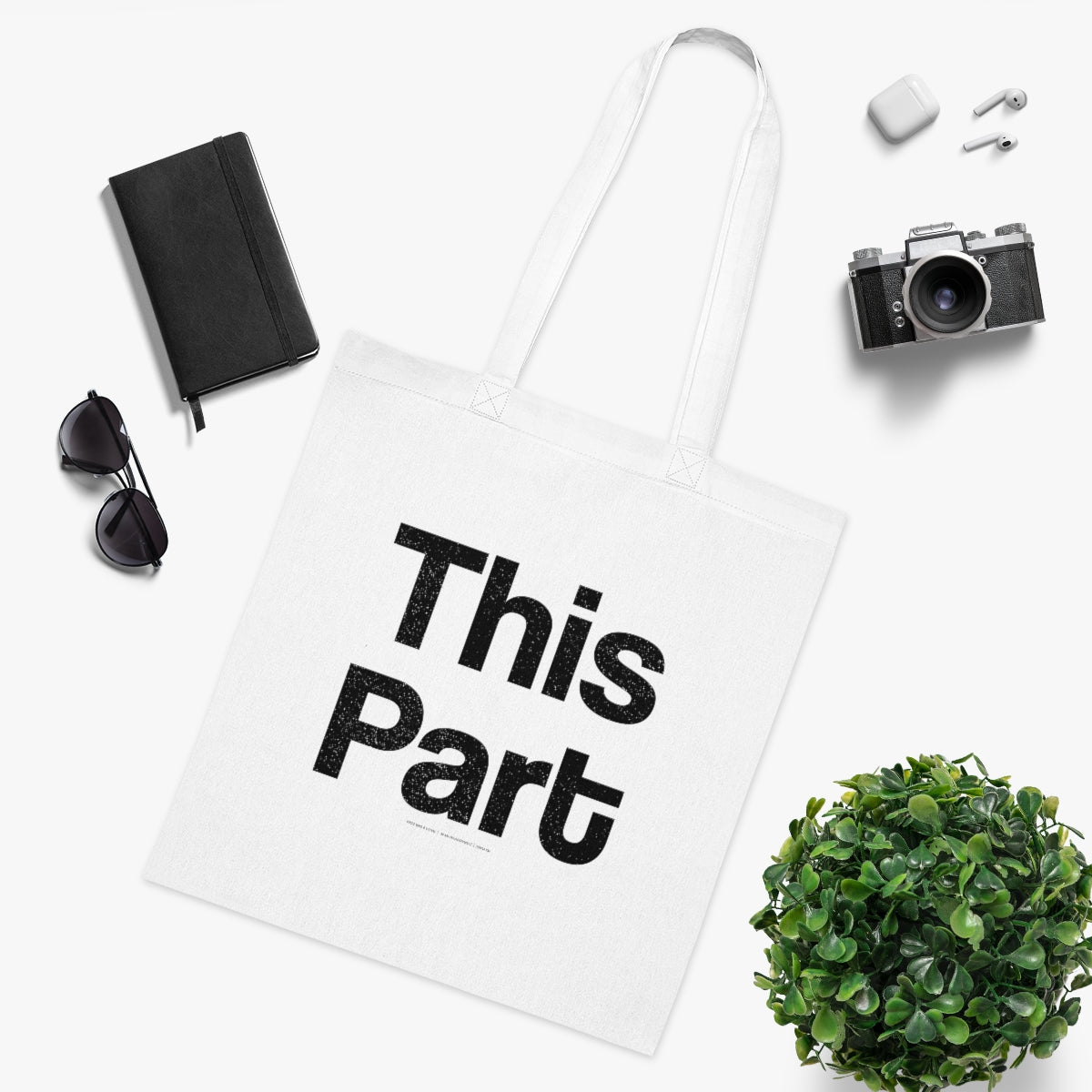 This Part/That Part // Cotton Tote