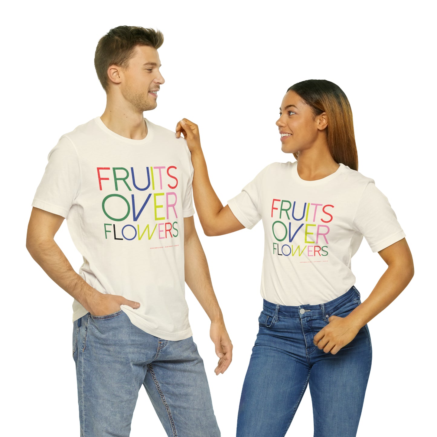Fruits Over Flowers //Unisex Jersey Short Sleeve Tee