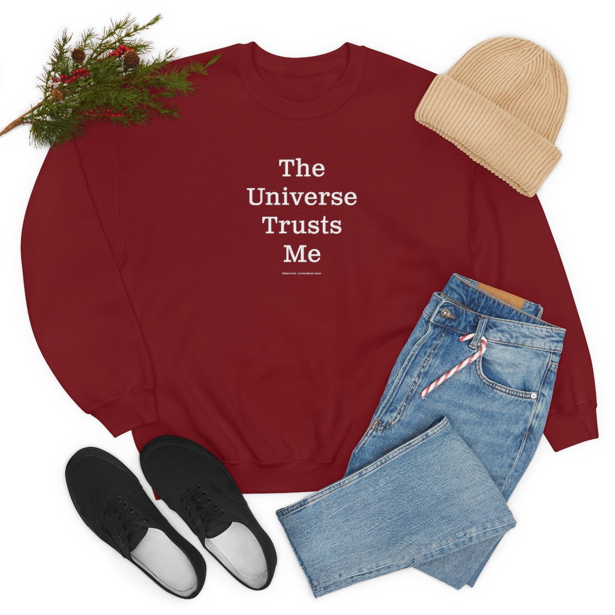 The Universe Trusts Me™ // Unisex Heavy Blend™ Crewneck Sweatshirt