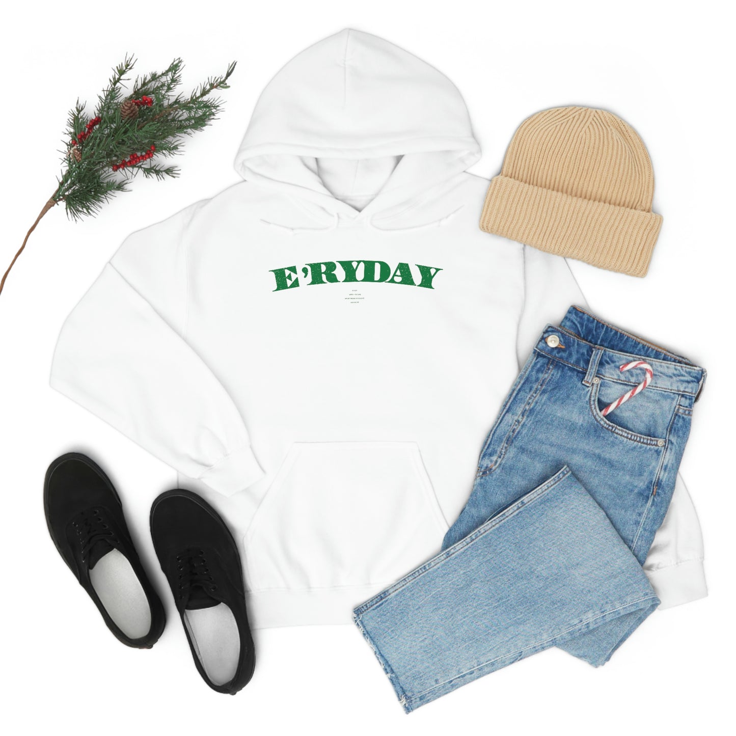 E’rydat/; The First Day // Unisex Heavy Blend™ Hooded Sweatshirt