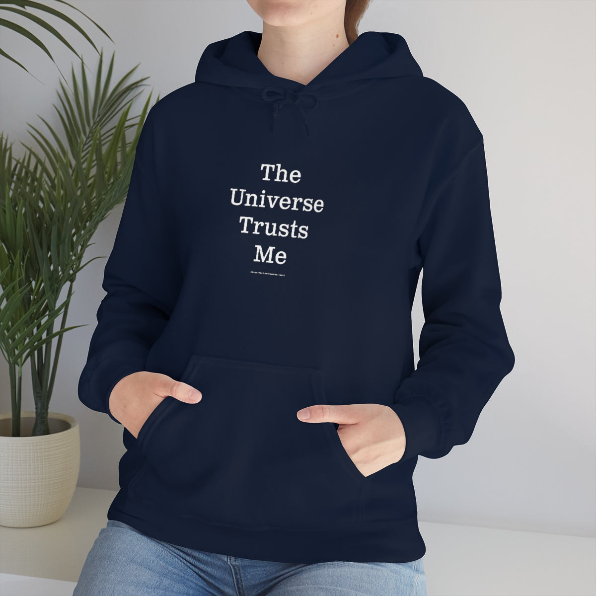 The Universe Trusts Me™ //  Unisex Heavy Blend™ Hooded Sweatshirt