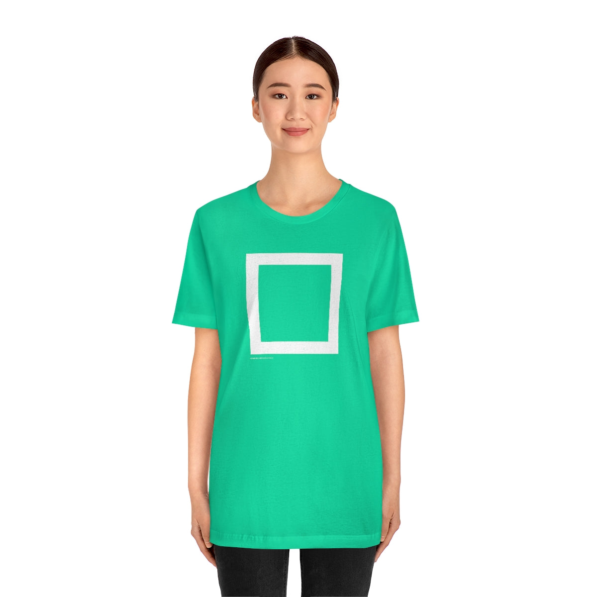 Square (blanca) // Unisex Jersey Short Sleeve Tee
