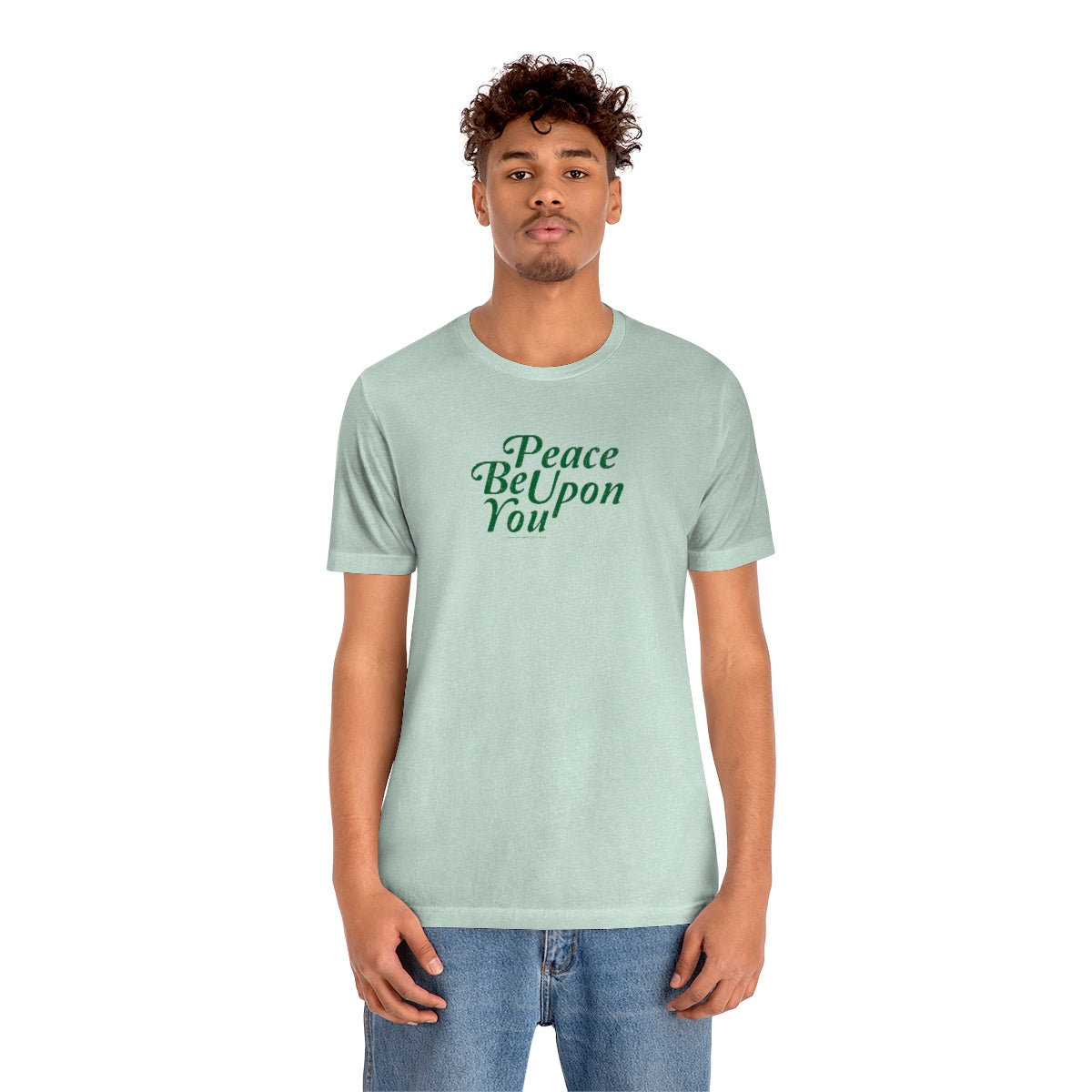 Peace Be Upon You (verde) // Unisex Jersey Short Sleeve Tee