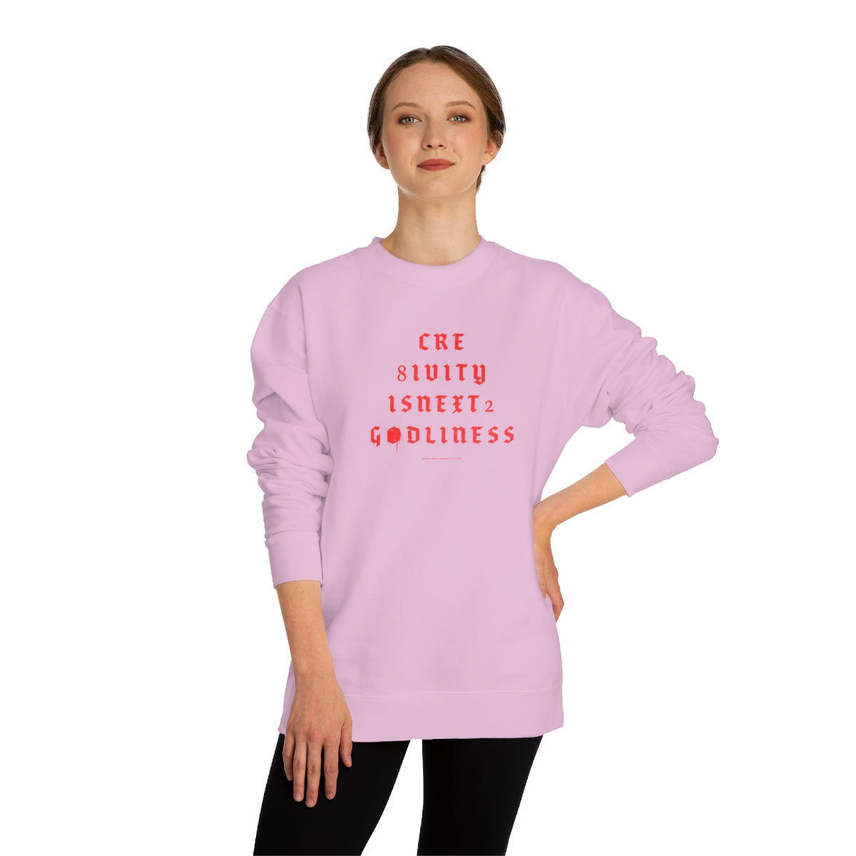 Creativity & Godliness (roja) // Unisex Crew Neck Sweatshirt