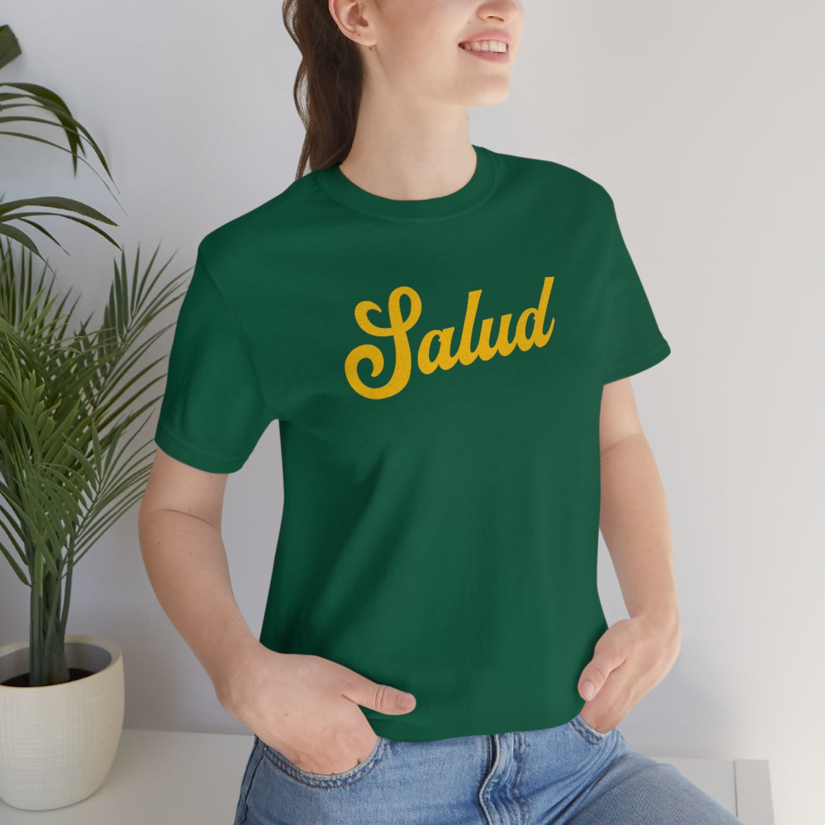 Salud™ (amarilla) // Unisex Jersey Short Sleeve Tee