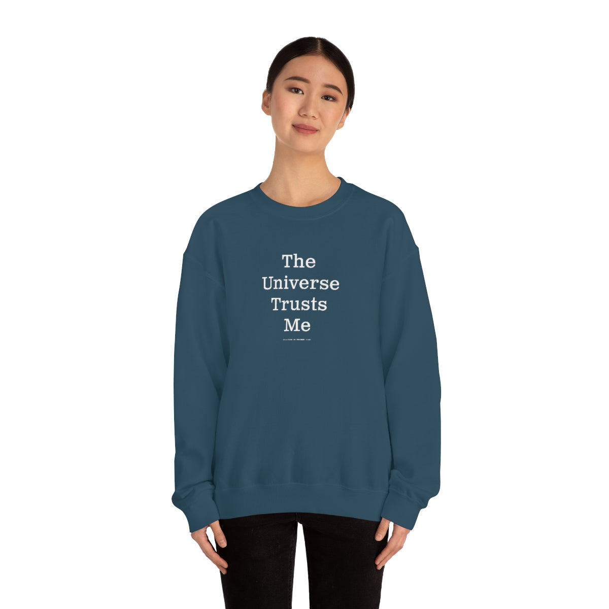 The Universe Trusts Me™ // Unisex Heavy Blend™ Crewneck Sweatshirt