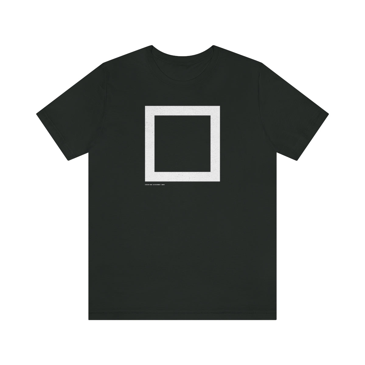 Square (blanca) // Unisex Jersey Short Sleeve Tee