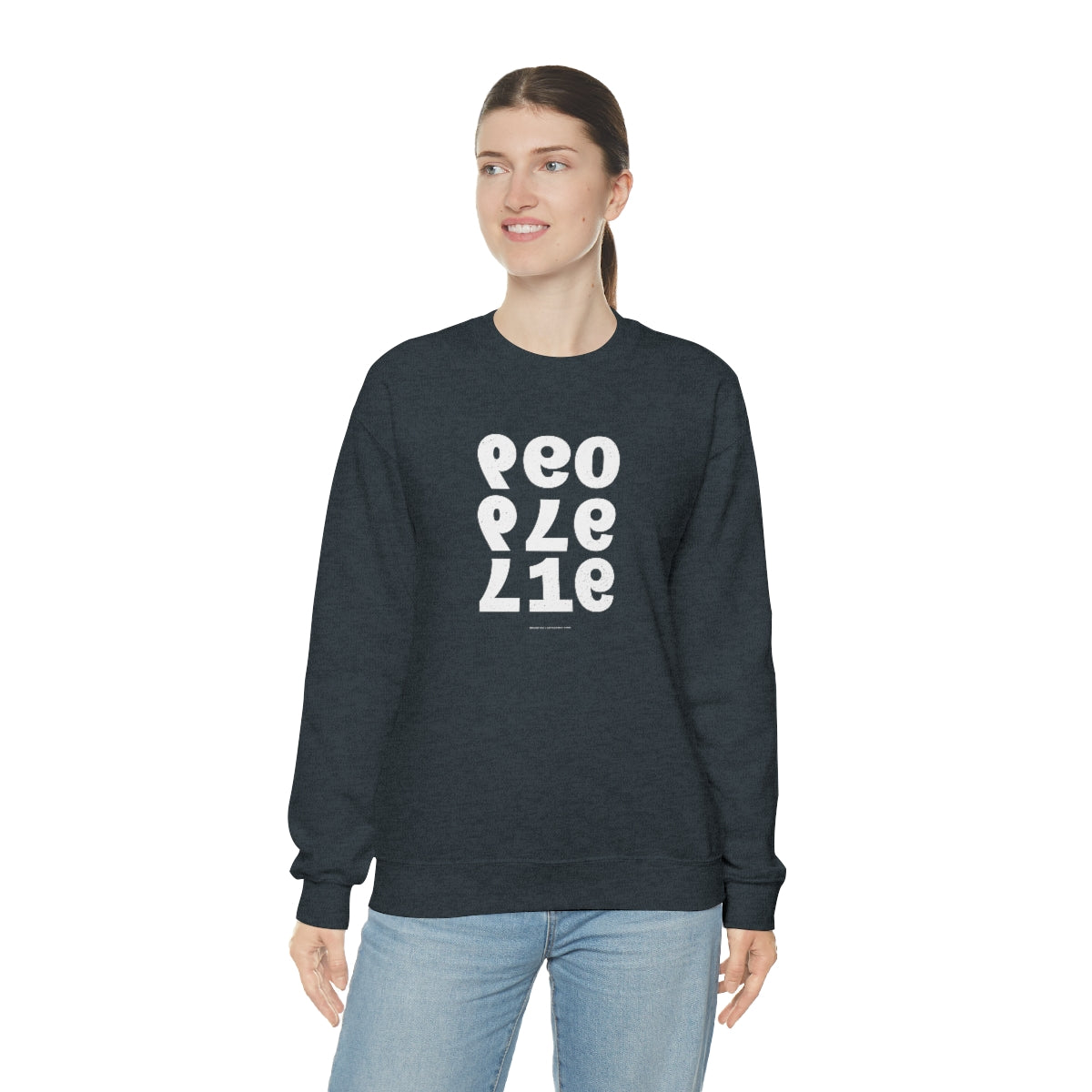 …NumbersDon’t (blanca) // Unisex Heavy Blend™ Crewneck Sweatshirt