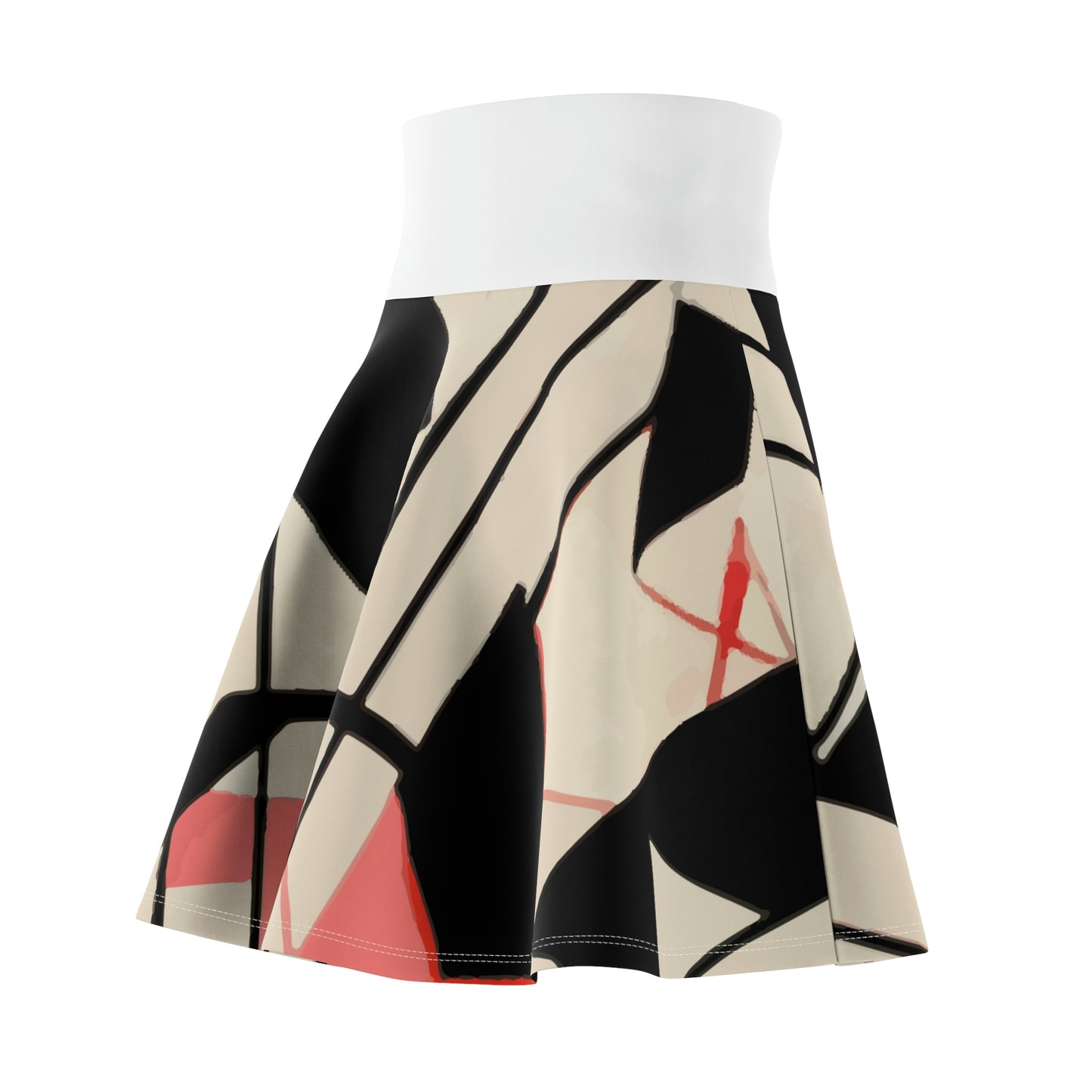 Tribal Mondrian Print // Women's Skater Skirt