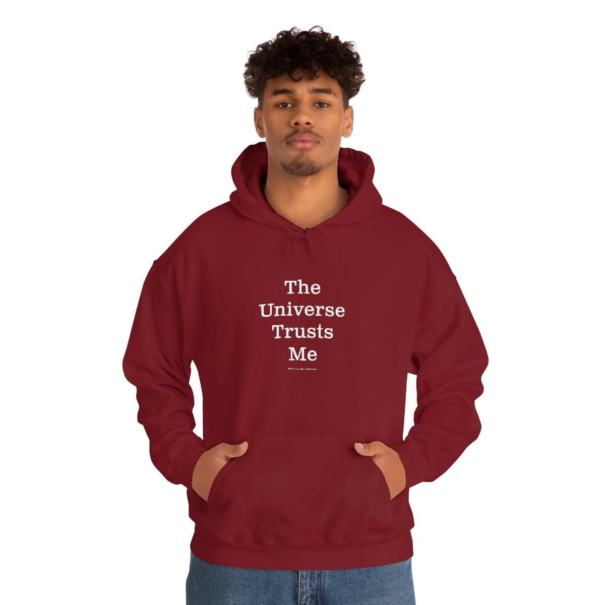 The Universe Trusts Me™ //  Unisex Heavy Blend™ Hooded Sweatshirt