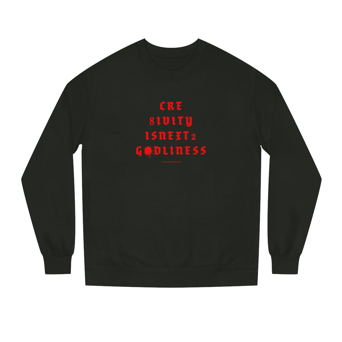 Creativity & Godliness (roja) // Unisex Crew Neck Sweatshirt
