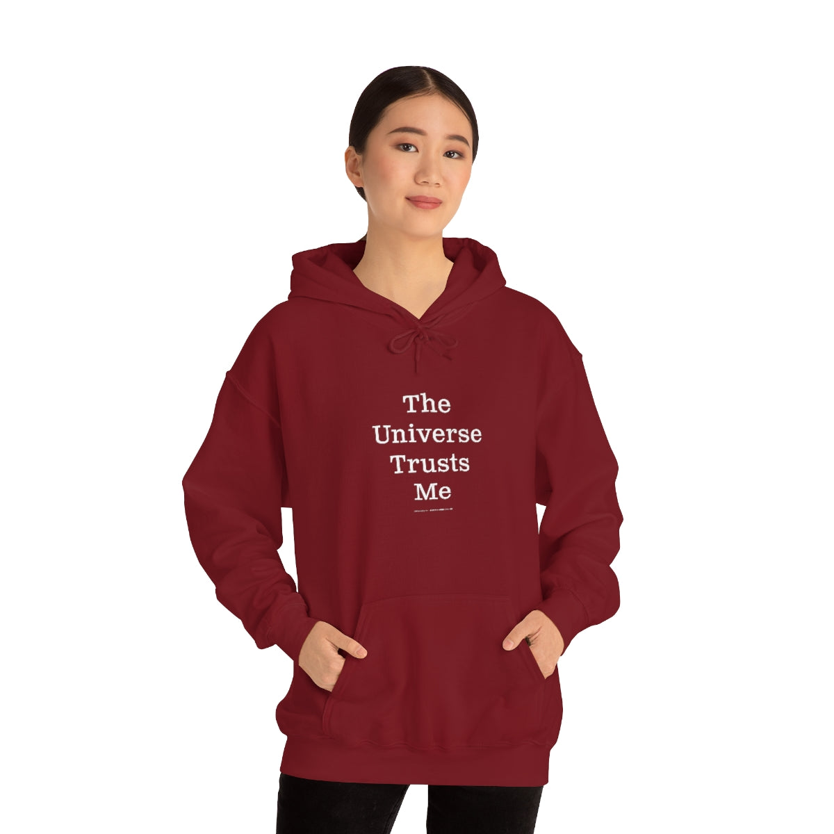 The Universe Trusts Me™ //  Unisex Heavy Blend™ Hooded Sweatshirt