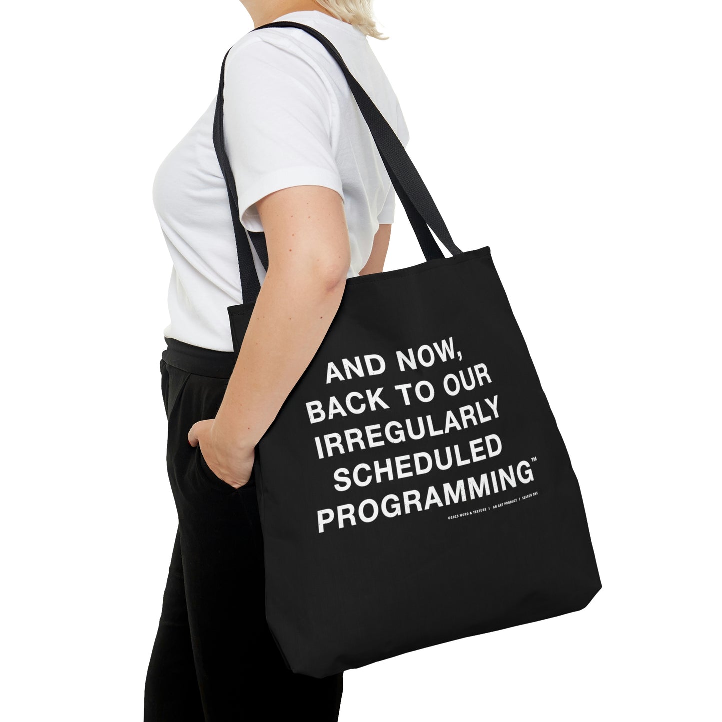 Irregular Programming (Blacked) // Tote Bag (AOP)