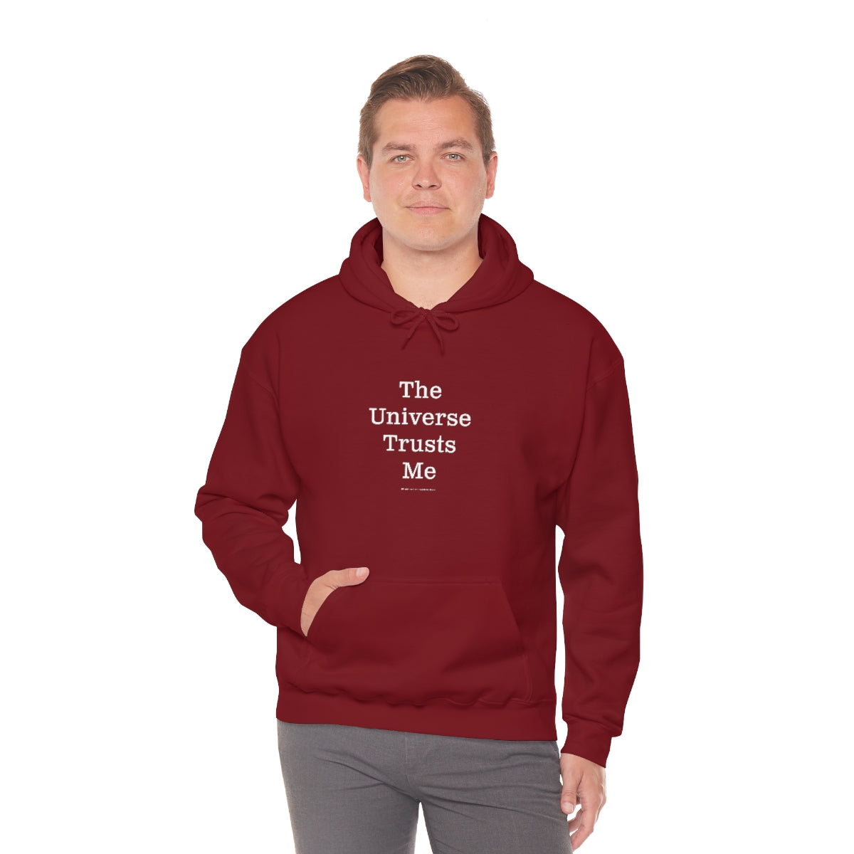 The Universe Trusts Me™ //  Unisex Heavy Blend™ Hooded Sweatshirt