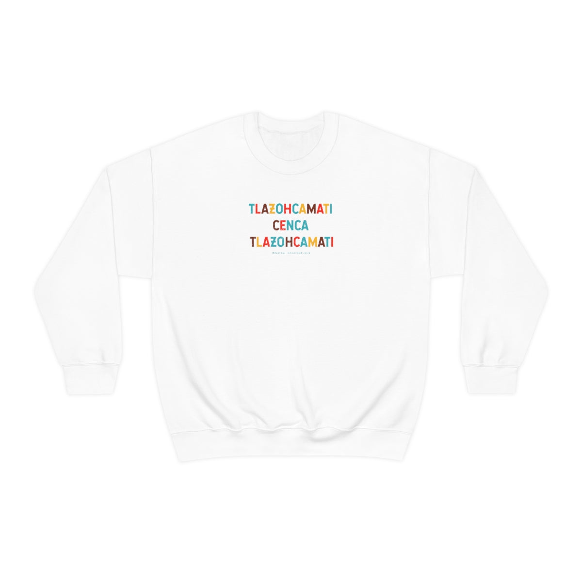 Tlazohcamati (Aztec Thank You) // Unisex Heavy Blend™ Crewneck Sweatshirt